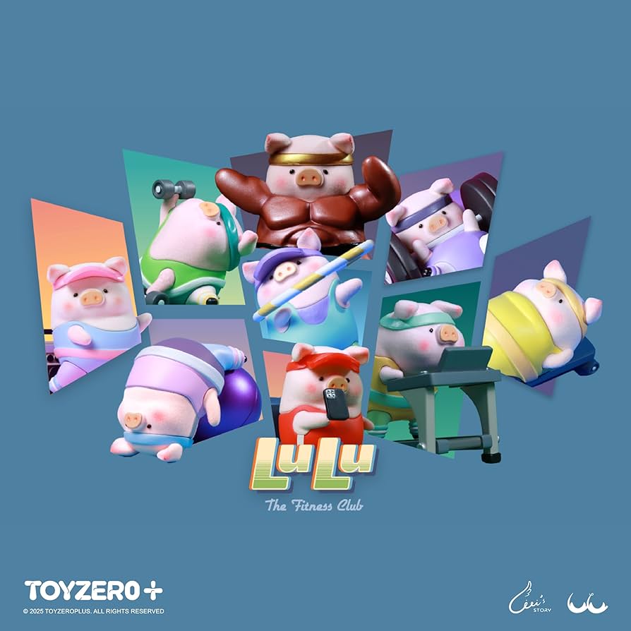 Amazon.co.jp: Lulu The Piggy ブラインドボックスフィギュア