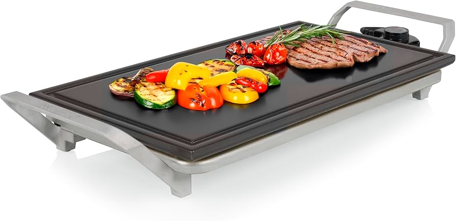 Princess Table Chef Premium Stone Grill – Extra Large Grill Plate