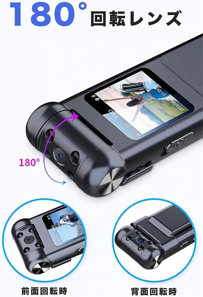 Amazon | コニーエレクトロニクスサービス 180°回転レンズ搭載 不可視
