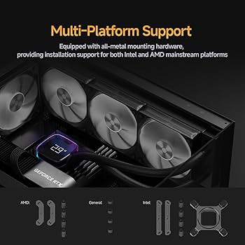 Amazon.co.jp: Ocypus Iota L36 デジタル 360mm AIO CPU リキッド