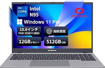 Amazon.co.jp: ノートパソコン Intel Core N95 BiTECOOL 15.6インチ