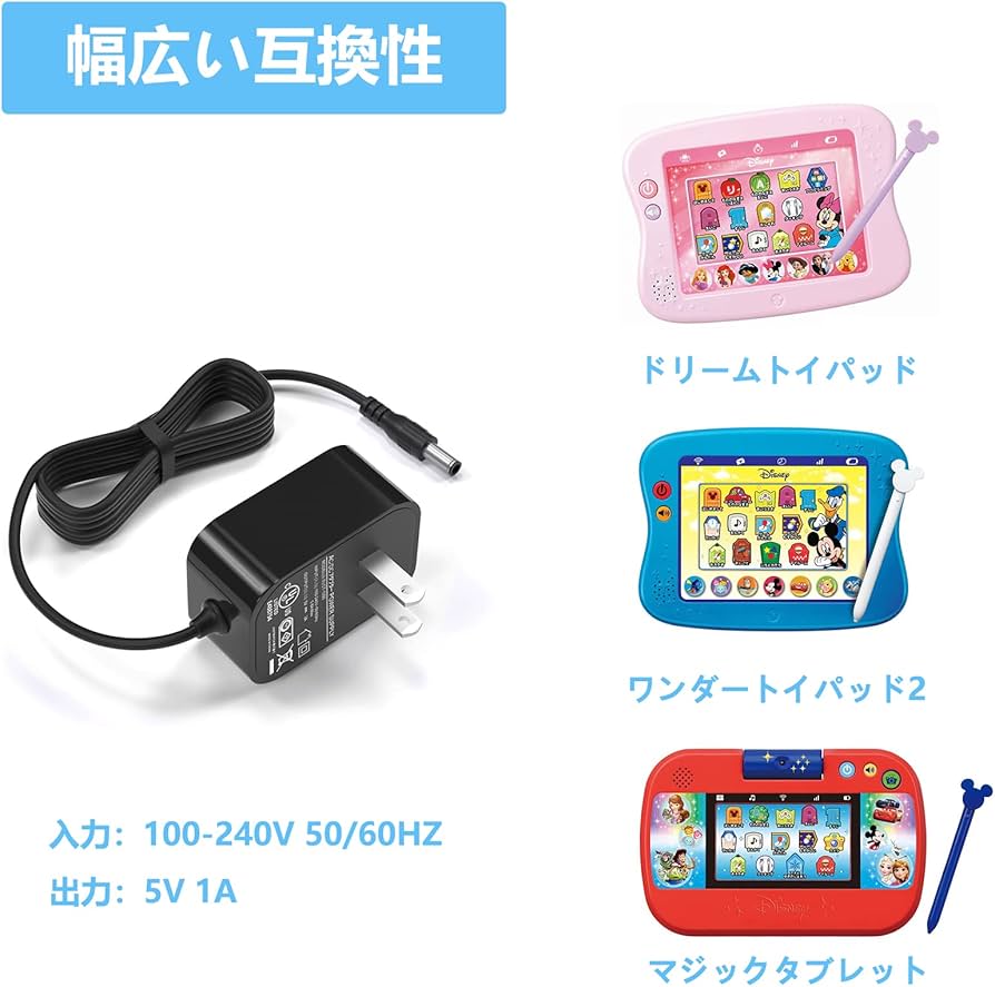 Amazon.co.jp: JKM 対応TYPE5 タカラトミー 玩具専用 ACアダプター 5V