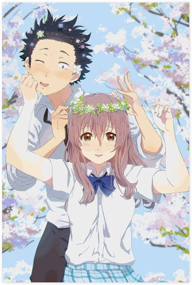 Amazon.co.jp: 聲の形ポスター壁アートアートポスターインテリア