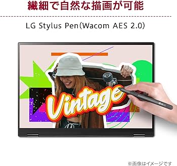 Amazon | LG 2in1 ノートパソコン タブレット PC gram / 16T90R-KA75J
