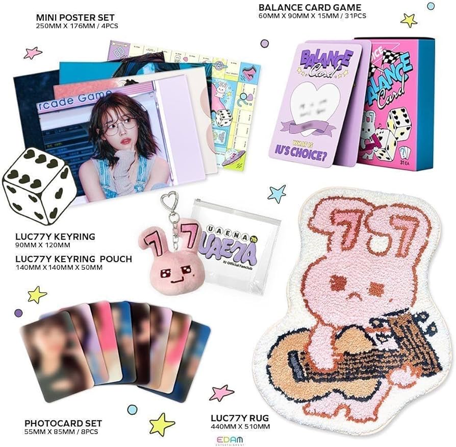 IU ファンクラブ 1期 ユエナ 会員特典 UAENA 透明トレカ 【公式通販】