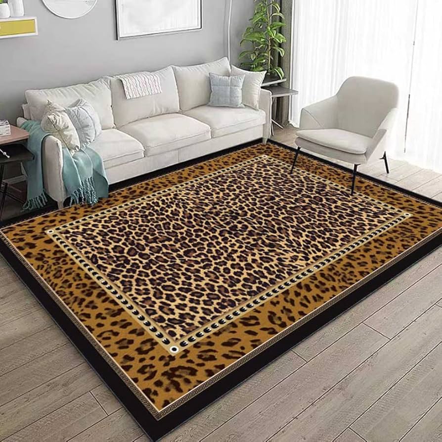 Amazon.co.jp: [YXSNG] ラグ マット 絨毯 豹柄ラグ ヒョウ柄 マット