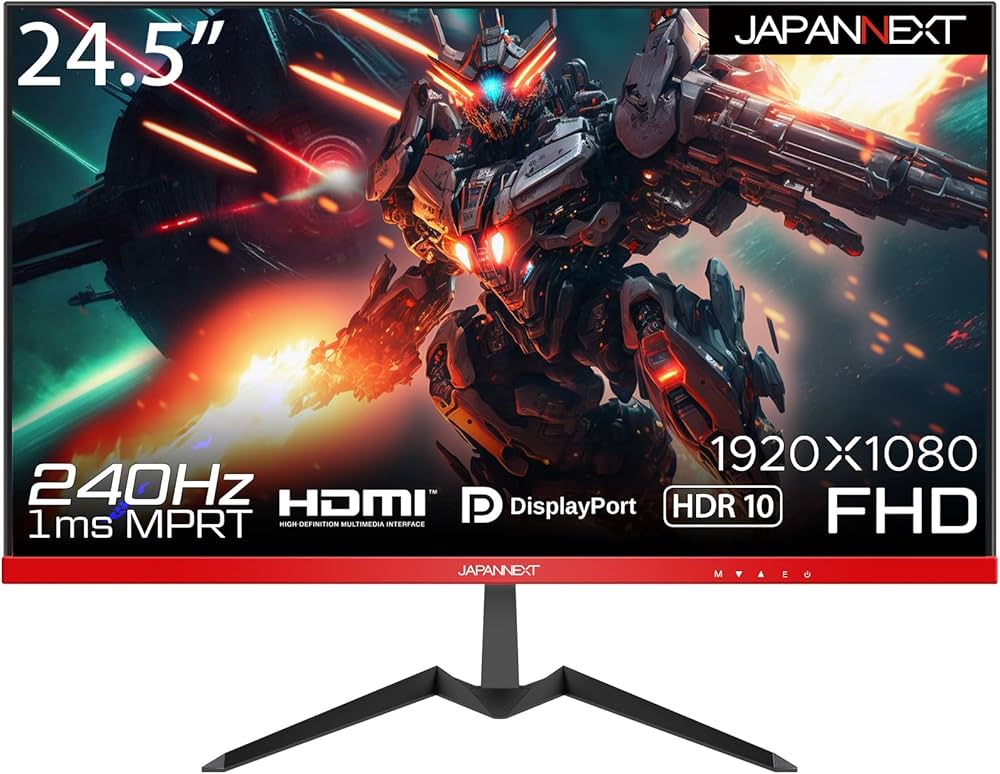 Amazon.co.jp: JAPANNEXT JN-245VG240FLFHDR HDMI DP 24.5-Inch 240Hz