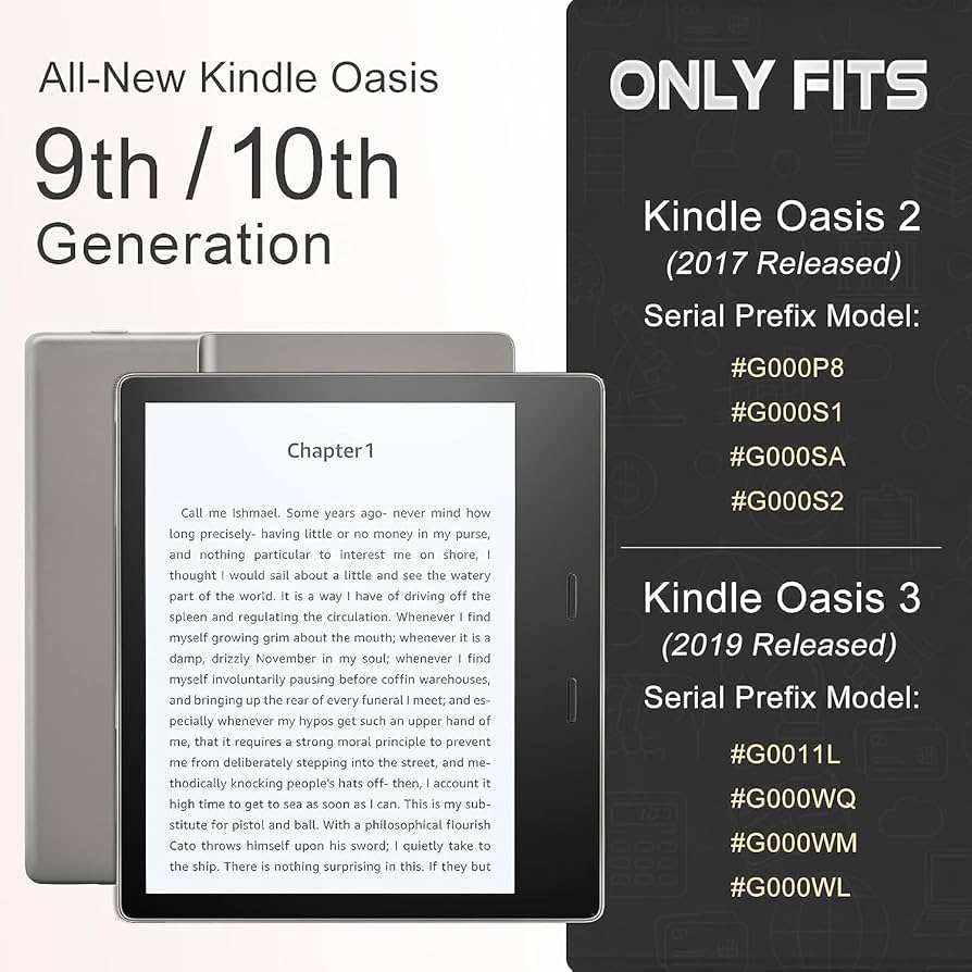 Amazon.co.jp: 7 インチ Kindle Oasis 用ケース（第 10 世代、2019 年