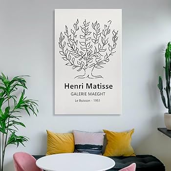Amazon.co.jp: Henri Matisse アンリマティス 「低木」 ポスター 印刷