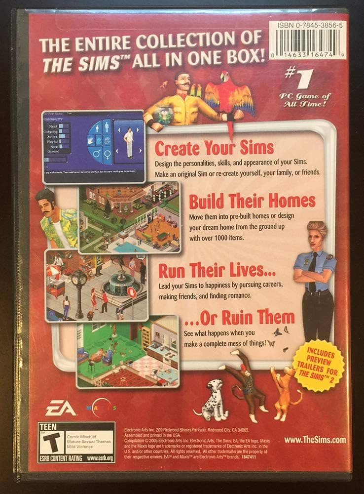 Amazon.com: The Sims: Complete Collection - PC : EA: Video Games