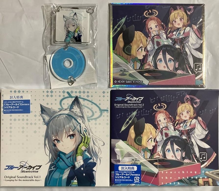 ブルーアーカイブvol.1~7(vol.5欠番）サントラセット Amazon Musicで