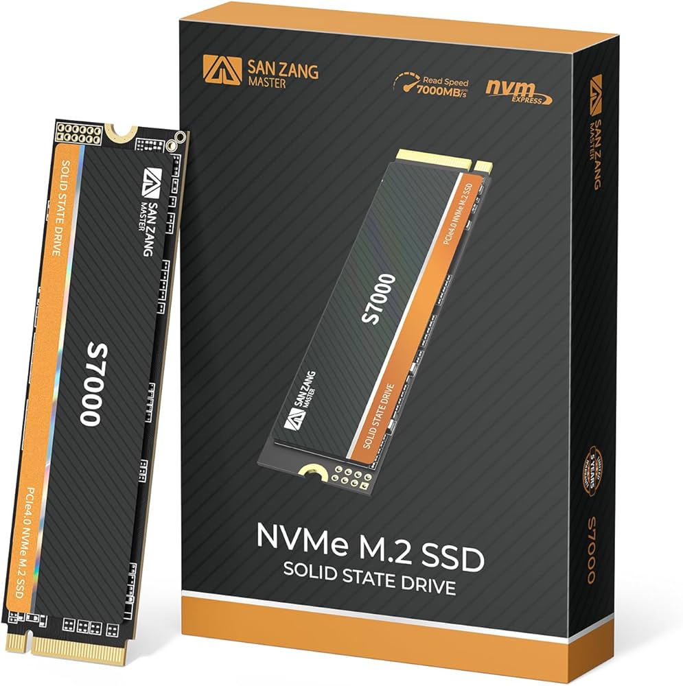 Amazon | SAN ZANG MASTER M.2 SSD 4TB PCIe Gen 4x4、最大読み取り