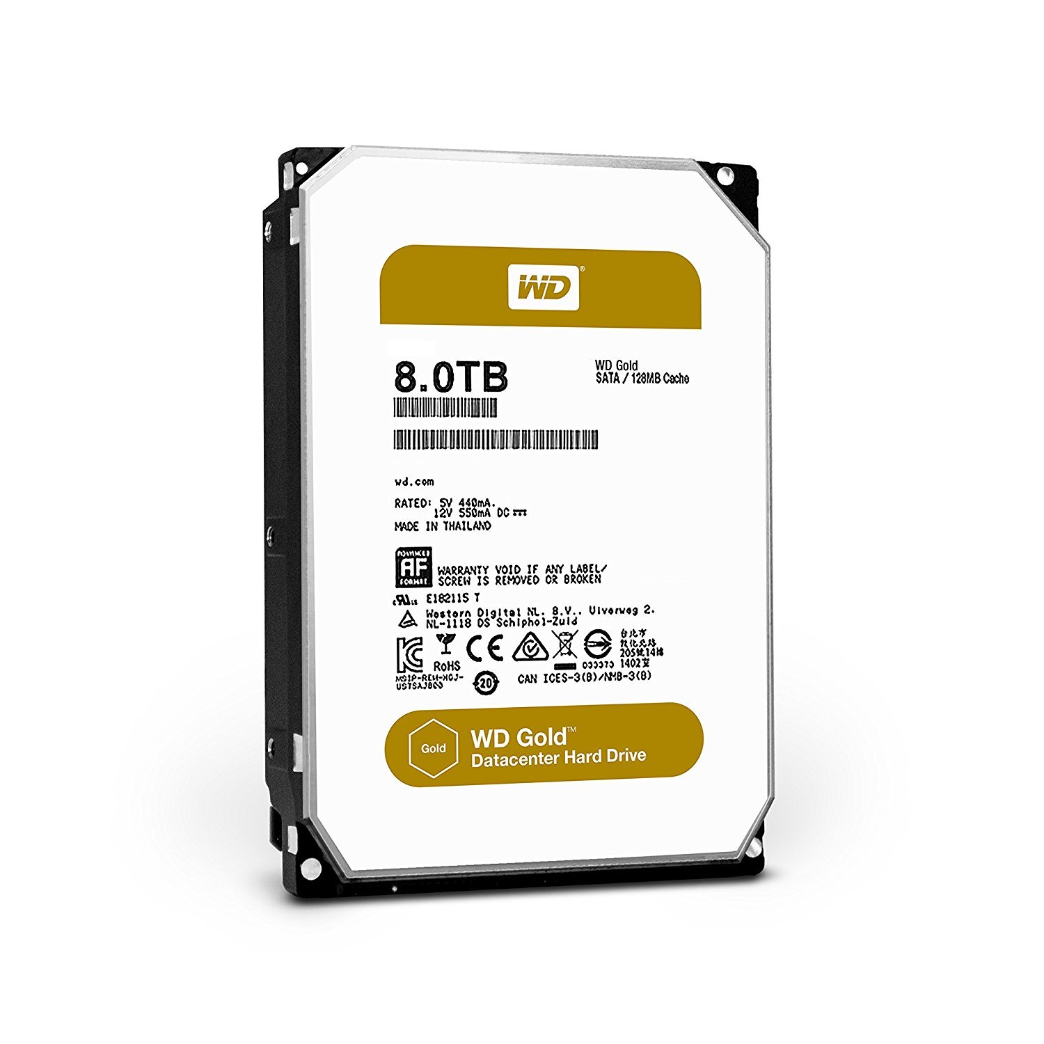 Amazon.com: WD Gold 8TB Datacenter Hard Disk Drive - 7200 RPM