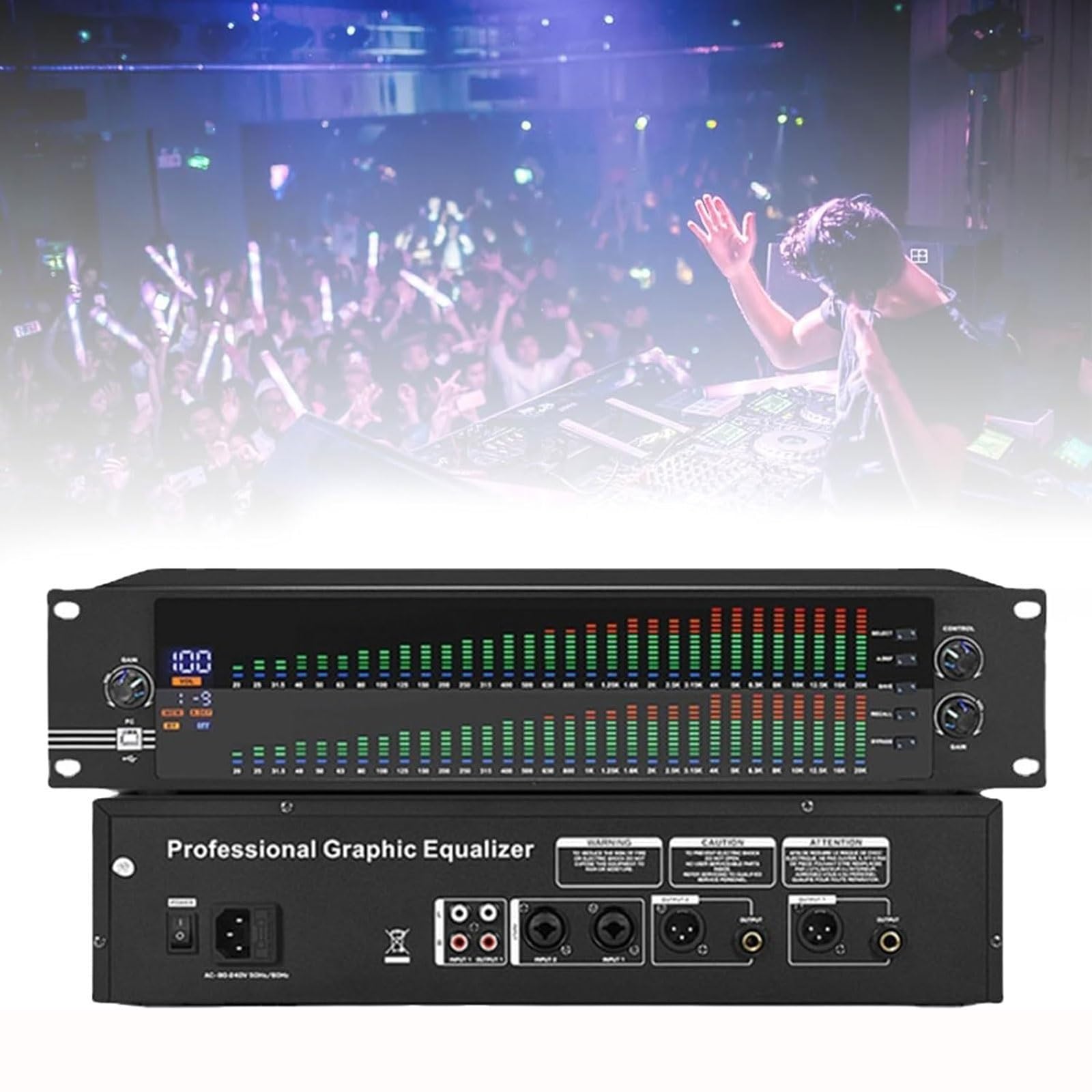 Amazon.co.jp: グラフィックイコライザー、31バンドスペクトラム