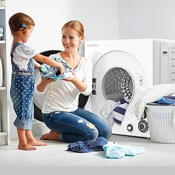 Amazon.com: COSTWAY Portable Clothes Dryer, 13.2 LBS Front Load
