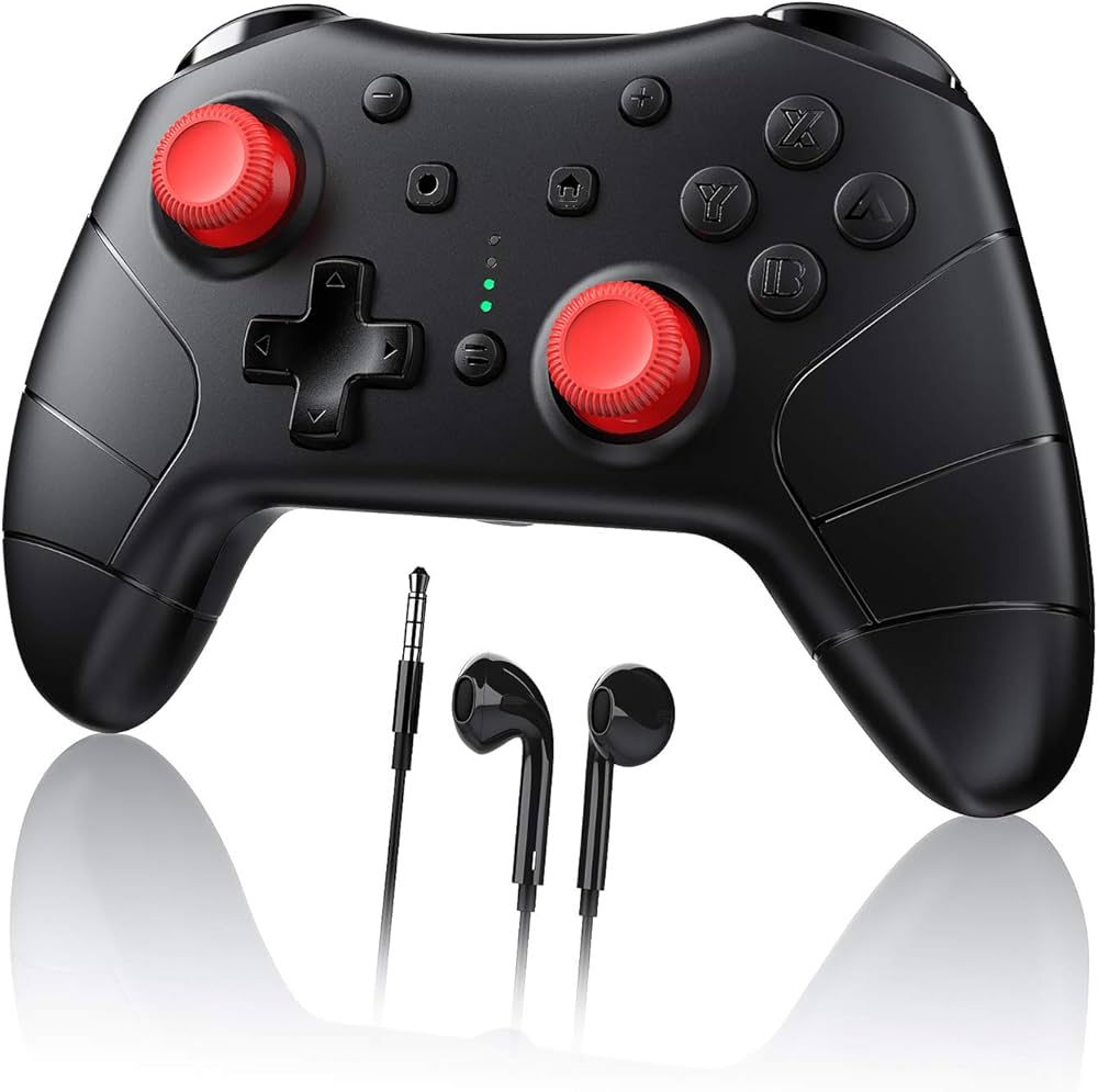 Vivefox Wireless Switch Pro Controller with Headphone Jack