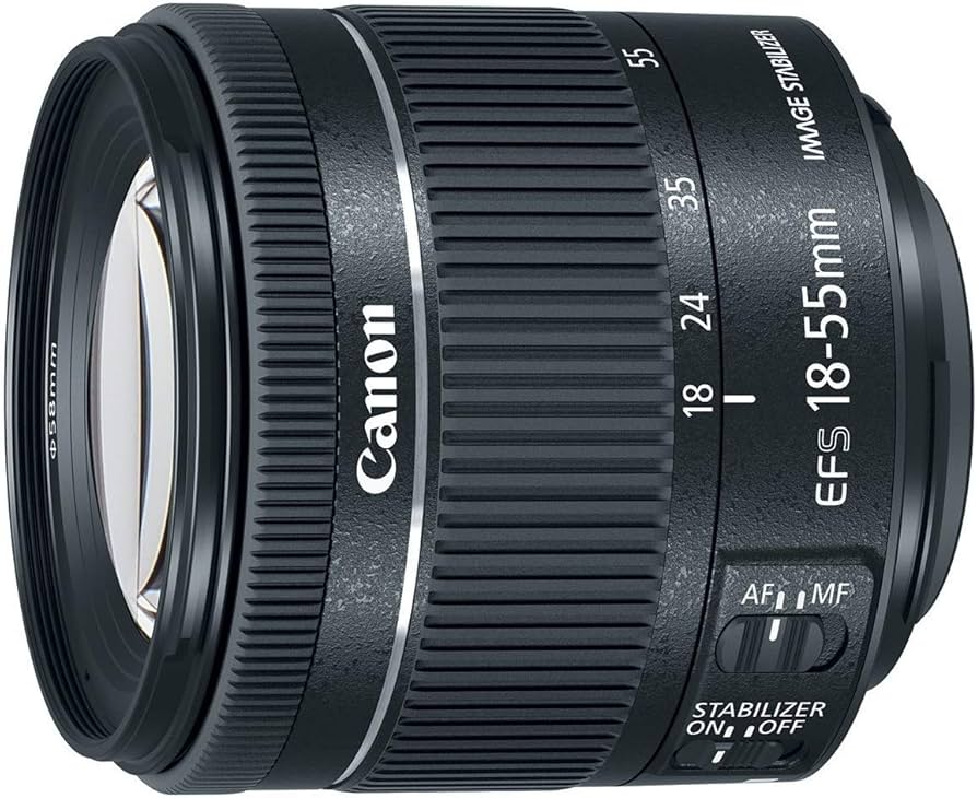 Amazon.com : Canon EF-S 18-55 f/4-5.6 IS STM (Renewed) : Electronics