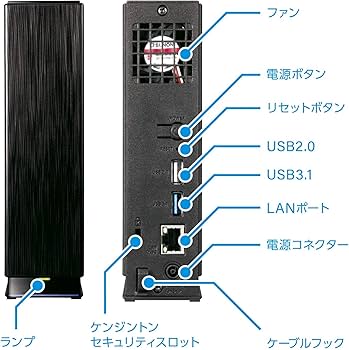 Amazon.co.jp: アイ・オー・データ NAS ネットワークHDD 4TB デュアル