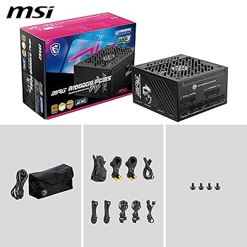 Amazon.com: MSI MPG A1000GS PCIE5, Fully Modular Gaming 1000W