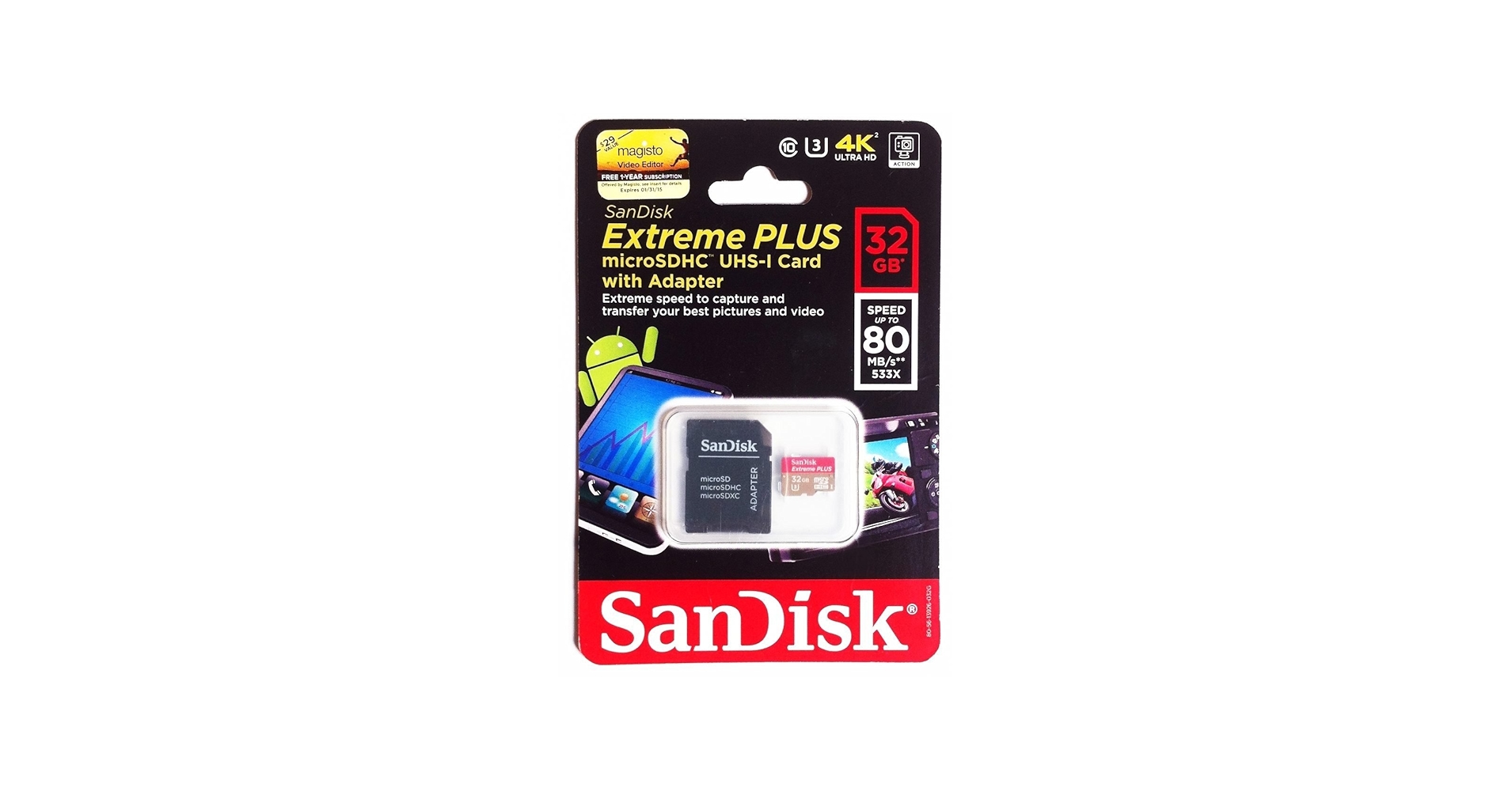 Amazon.com: SanDisk Extreme Plus 32 GB Class 10 UHS-I U1/U3