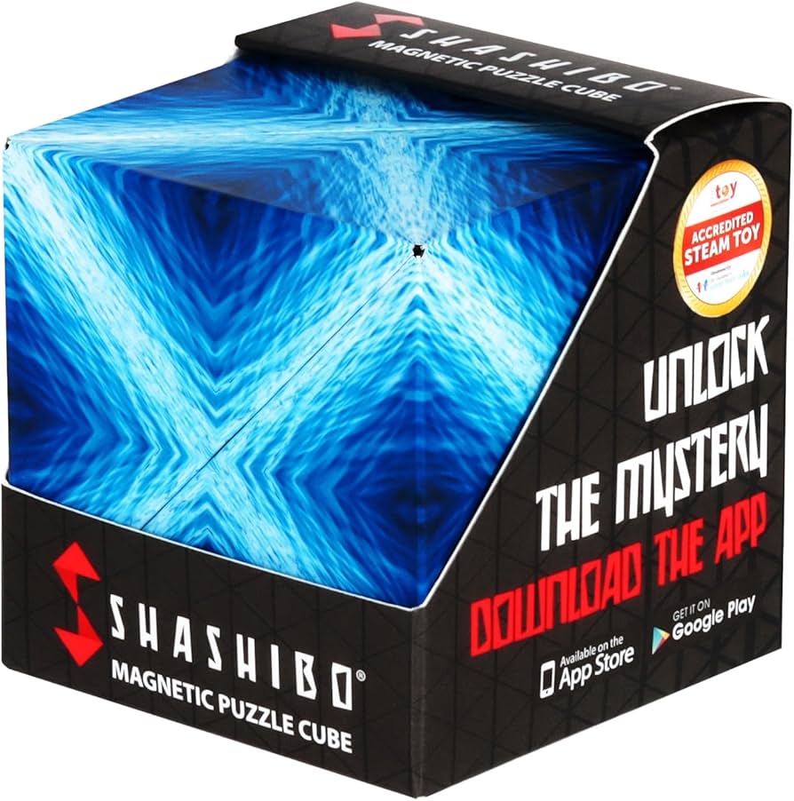 SHASHIBO Shape Shifting Box - Award-Winning, Patented Fidget Box w
