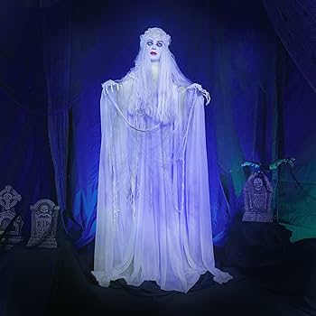 Amazon.com: Haunted Hill Farm Life-Size 5.7-Ft Scary Ghost Bride