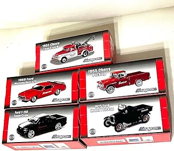 Amazon.co.jp: スナップオン snap-on ミニカーセット ミニカー5台