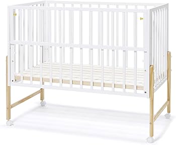 Amazon.co.jp: yamatoya キホン ベビーベッド ホワイト スライド
