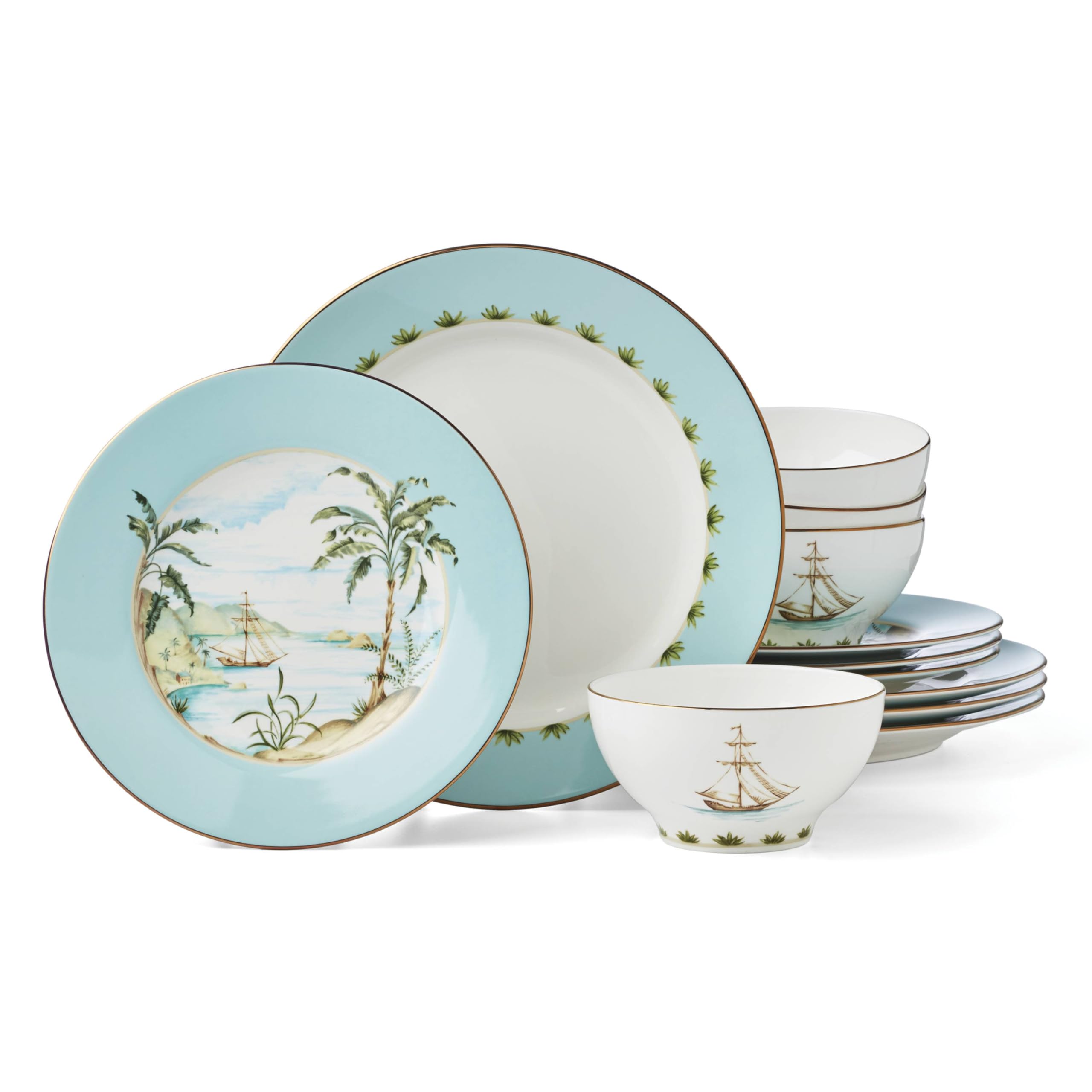 Amazon.com | Lenox 896694 British Colonial Tradewind 12-Piece