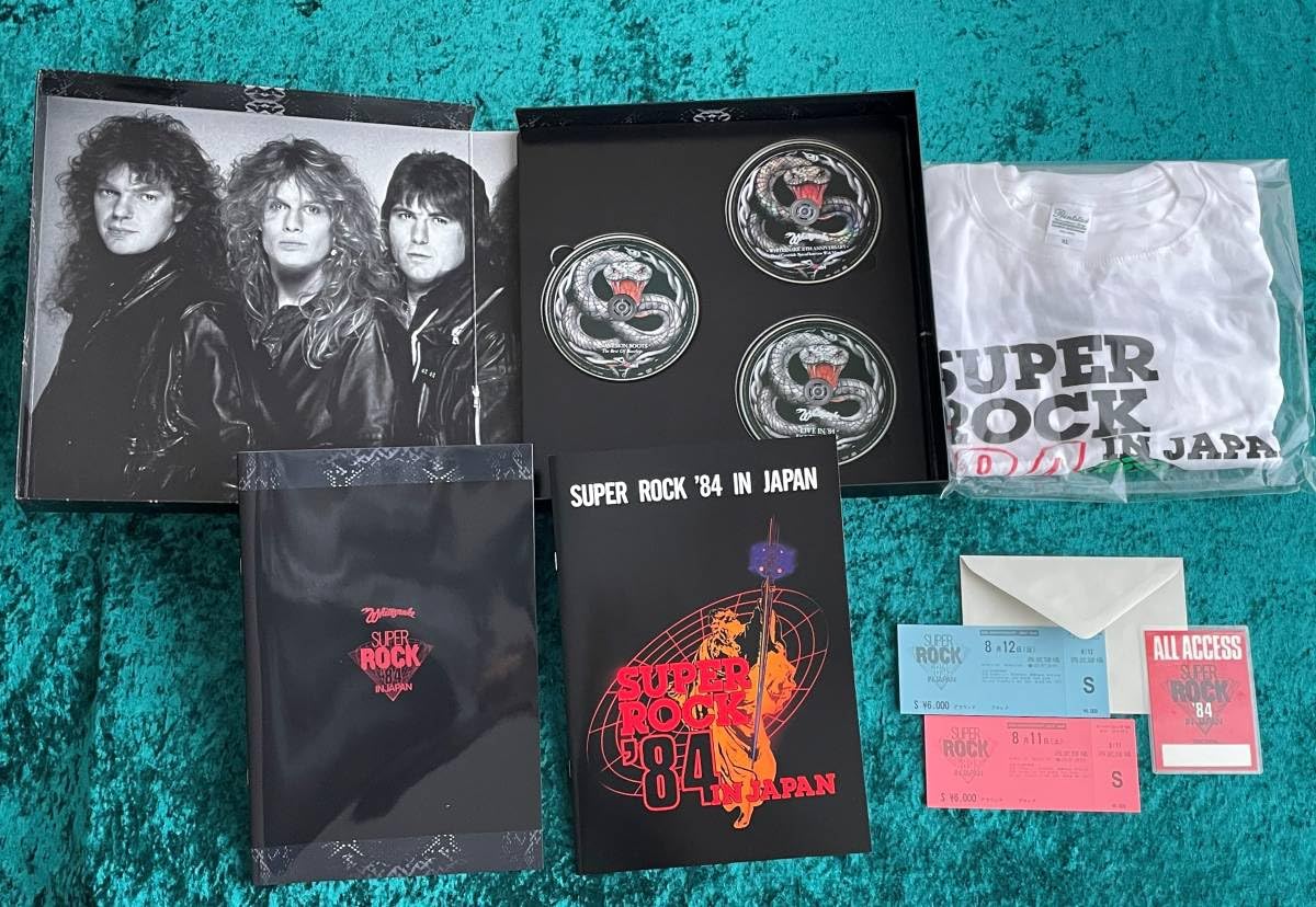 Amazon.co.jp: ☆WHITESNAKE☆限定☆2DVD+CD☆LIVE IN '84 BACK TO THE