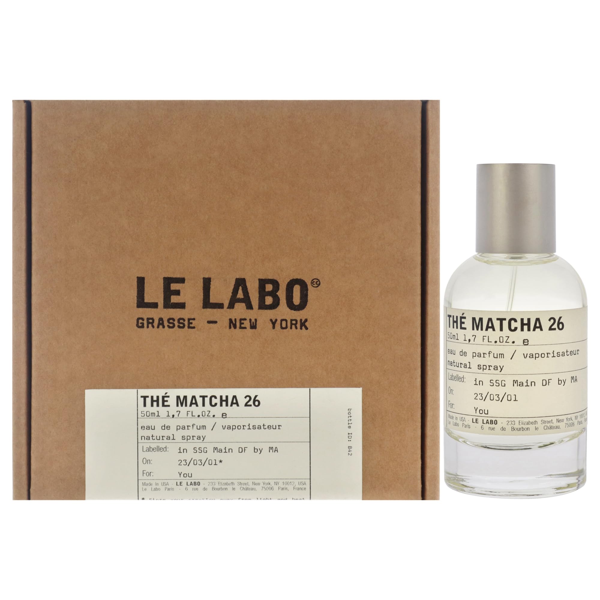 Amazon.com : The Matcha 26 by Le Labo for Unisex - 1.7 oz EDP