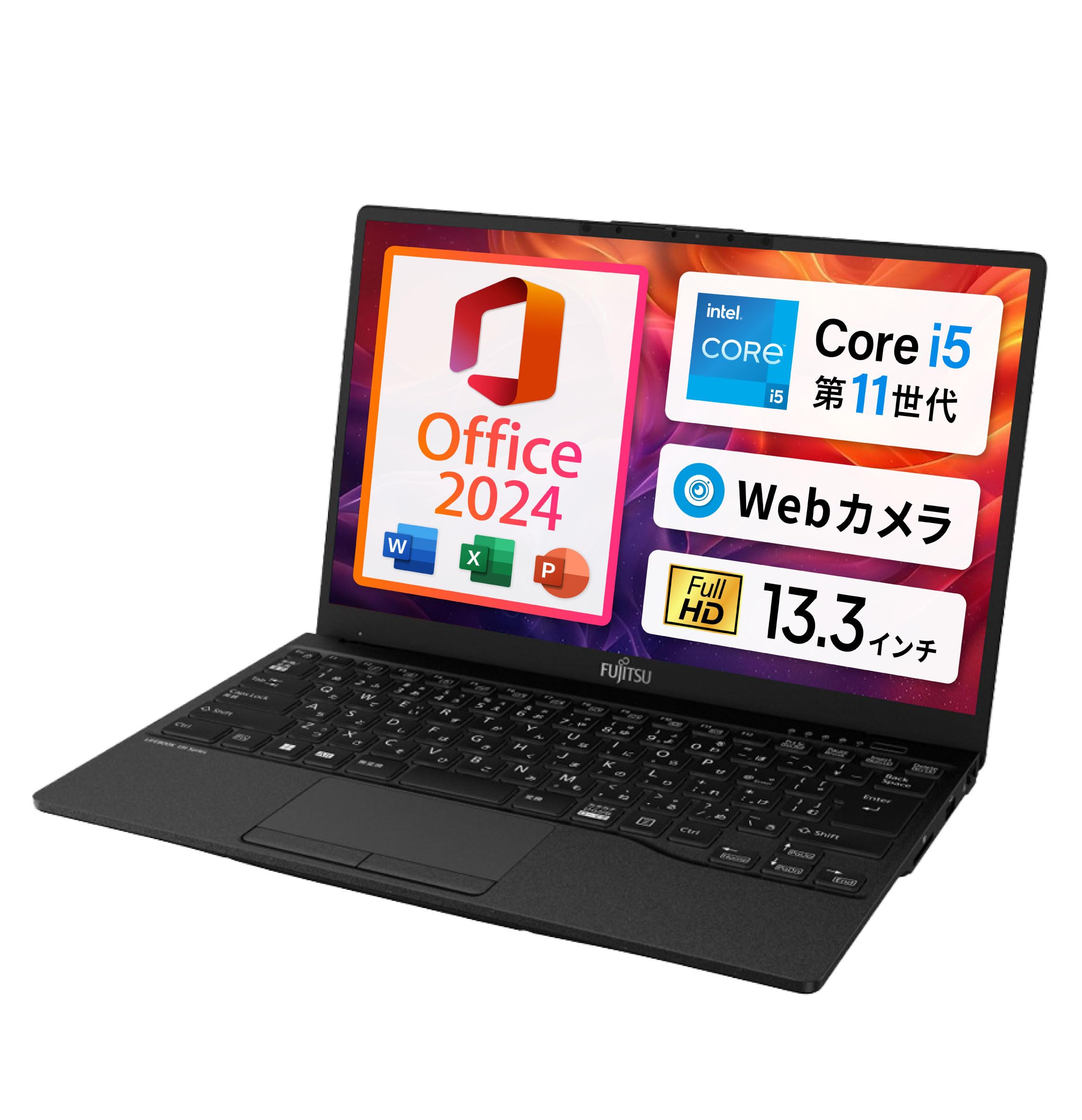 Amazon.co.jp: 【Win11、MS Office 2024搭載】富士通 LIFEBOOK / 13.3