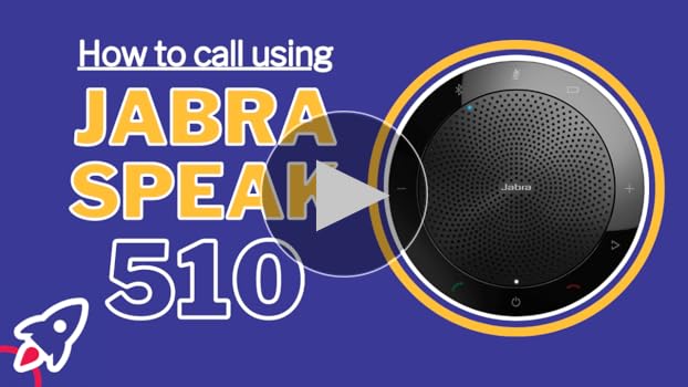 Amazon.com: Jabra Speak 510+ Portable Speaker for Music and Calls