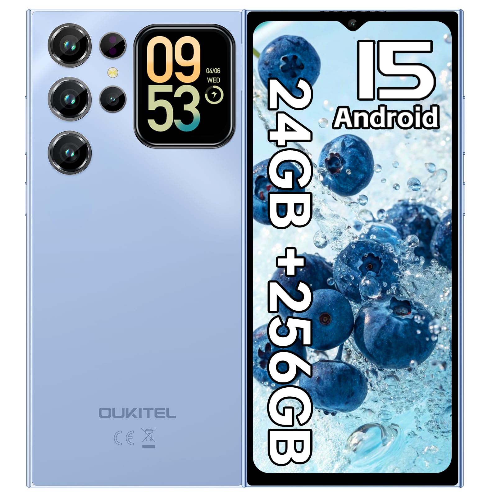 Amazon | [Android 15] OUKITEL C62PRO SIMフリー スマホ 本体 24GB+