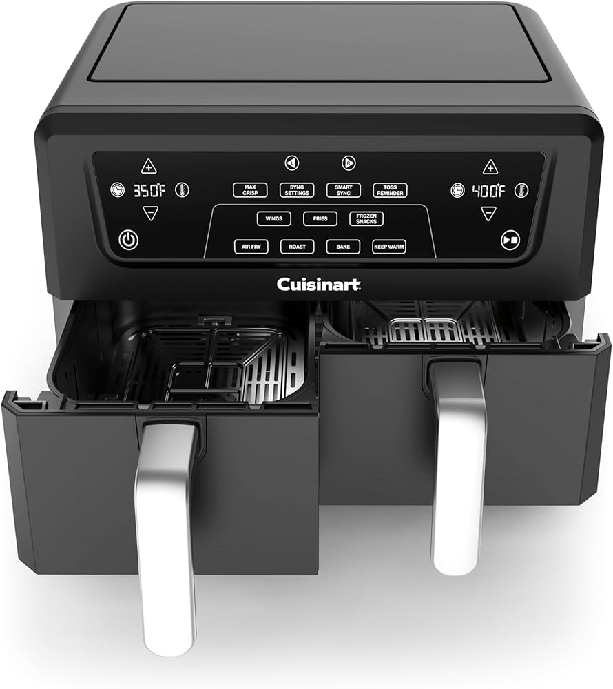 Amazon.com: Cuisinart Dual Basket Air Fryer, Two Baskets Totals 11