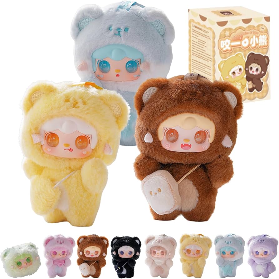 Amazon.co.jp: TOP TOY × Yooki「ひとくちベア」ぬいぐるみ ペンダント