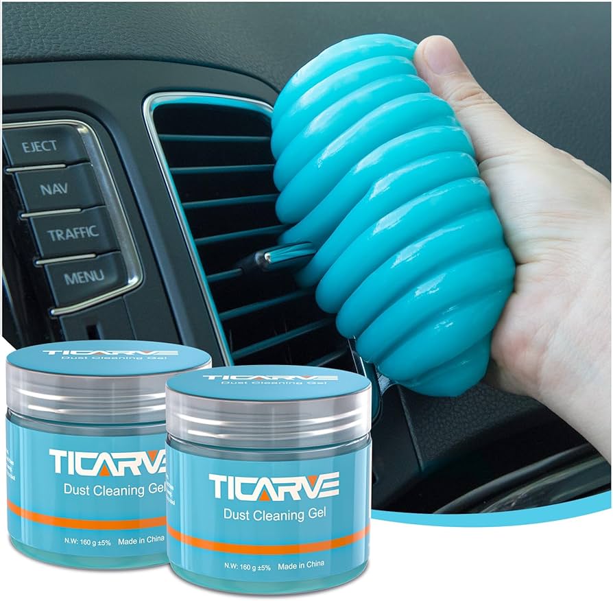 Amazon | TICARVE 車掃除スライム ジェルクリーナー (160g x 2缶) 隙間