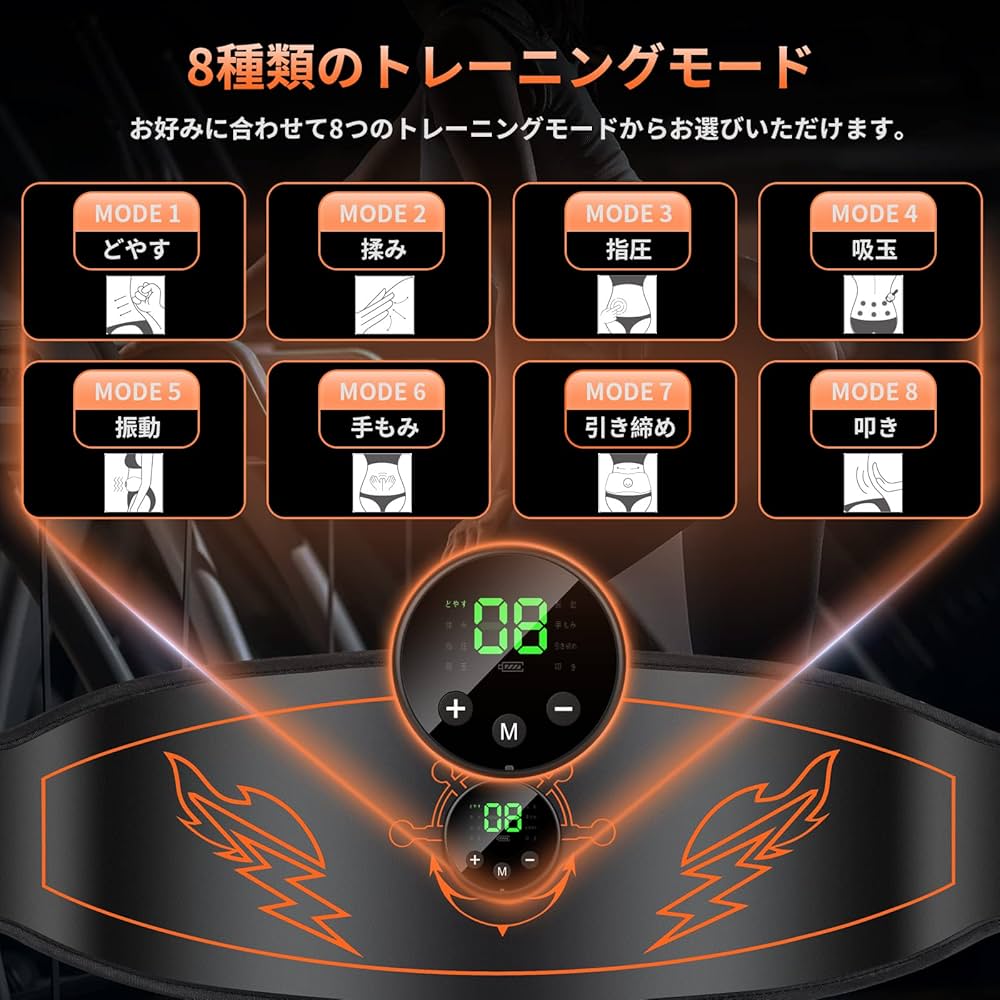 Amazon.co.jp: 【最新強化版 EMS 腹筋ベルト ジェルシート不要 】 腹筋