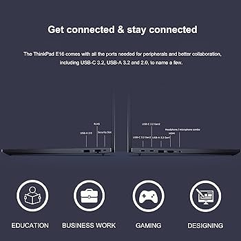 Lenovo ThinkPad E16 Business Laptop (16