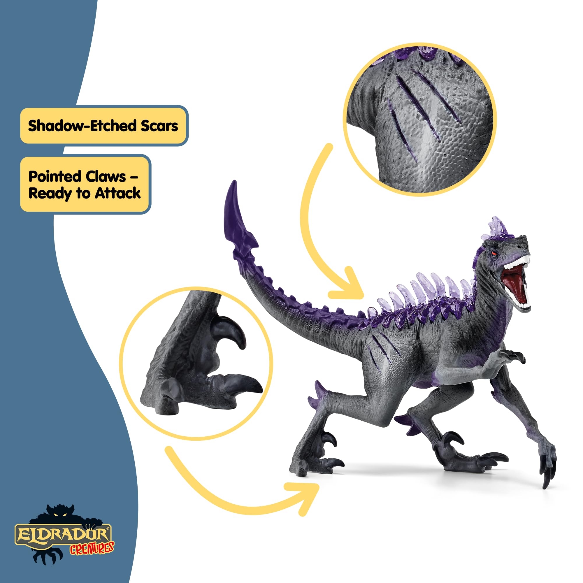 Amazon.co.jp: Schleich Eldrador Creatures - 7インチ シャドウ