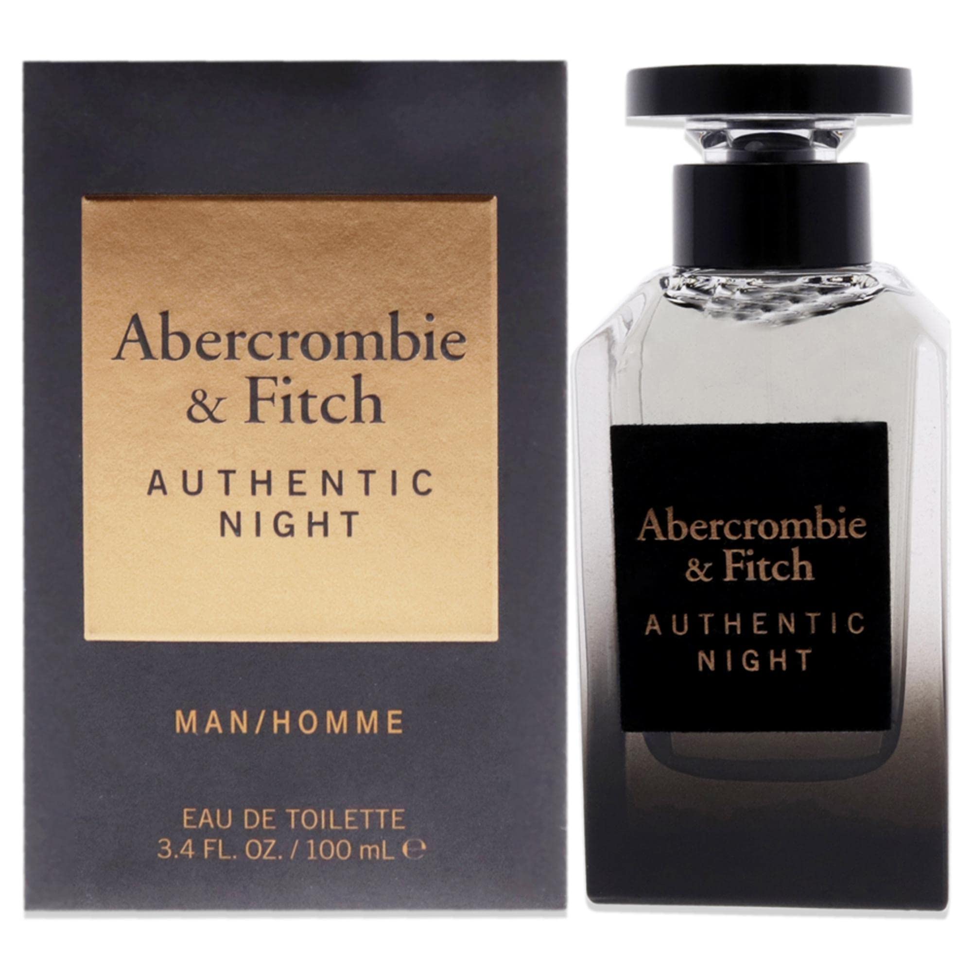 Amazon.com : Abercrombie & Fitch Authentic Night Men EDT Spray 3.4