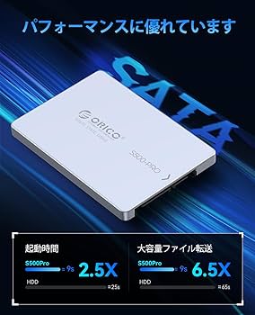 Amazon | ORICO S500PRO 512GB 内蔵型SSD 2.5インチ 7mm 3D NAND採用