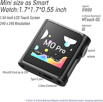 Amazon.com: SHANLING M0 Pro MP3 Player 2in1 Headphone DAC Amp