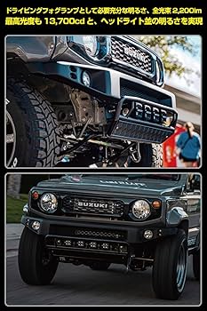 Amazon | IPF フォグランプ LED 2インチ 角型 2200lm(27,000cd) 6000K