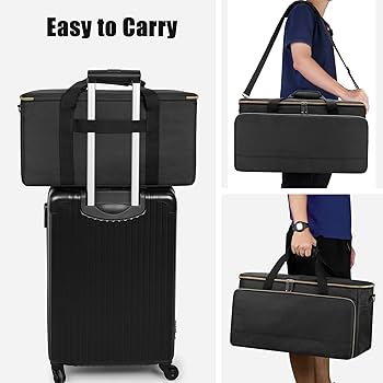 Amazon.com: Trunab Large Travel DJ Cable File Bag with Inner