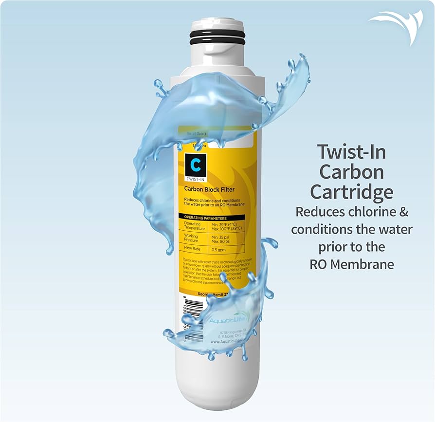 Amazon.com: Aquatic Life Twist-In Reverse Osmosis Aquarium Water