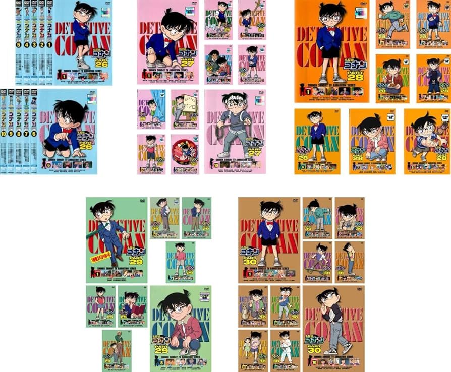 ケース収納】劇場版名探偵コナン DVD 26作品＋関連作品 全30巻 ケース
