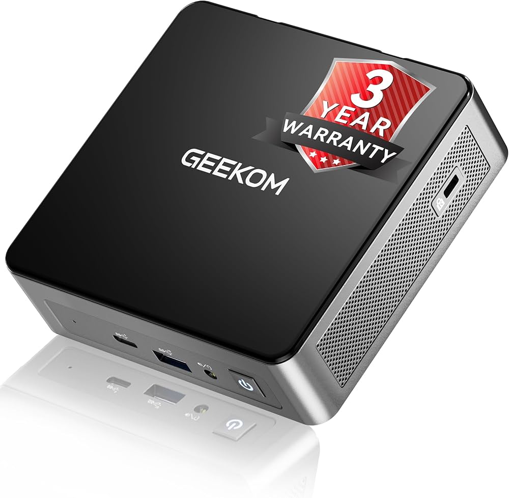 GEEKOM NUC Mini PC, Air12 mini bilgisayar, Intel Alder Lake N100