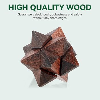 Amazon.com: 13 Pcs Brain Teaser Puzzles for Adults - Metal Puzzles