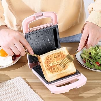 Sandwich Maker - Electric Sandwich Maker Toast Maker With Locking